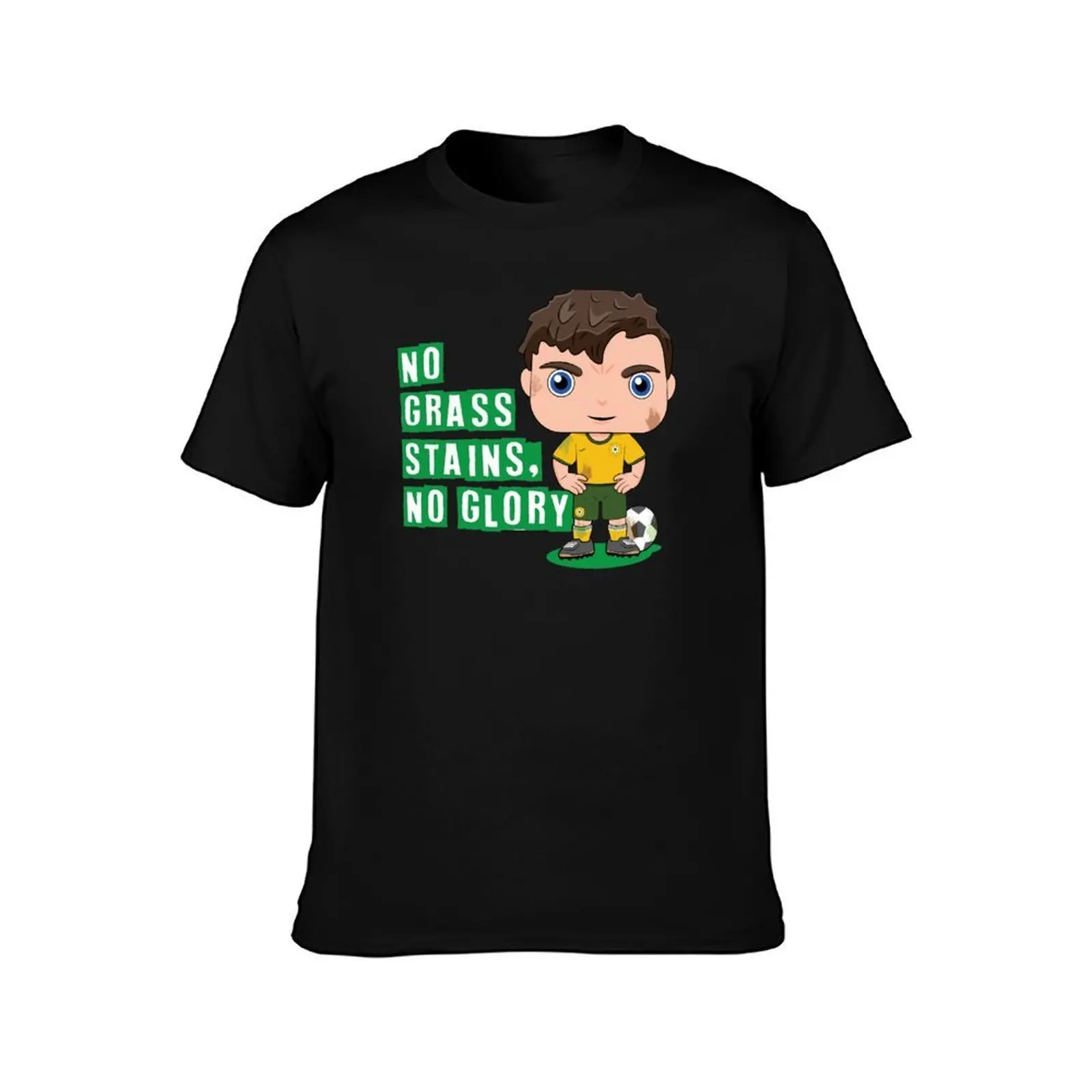 No Grass Stains, No Glory - boys soccer design Men T Shirt man t shirt cotton