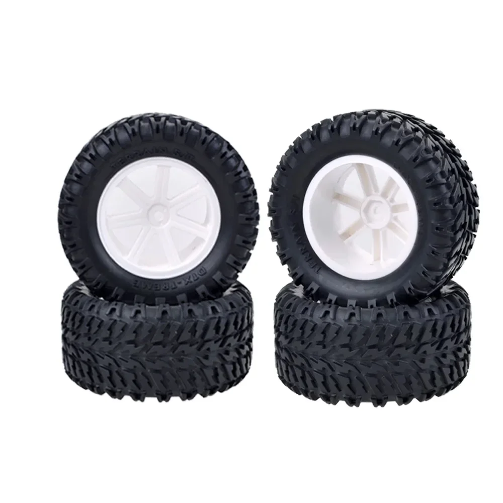 ZD Racing  1/10 RC 112mm Wheel Tires Rubber Tyre 12mm Hub Hex for 1:10 RC Car Short Course Monster Truck Truggy