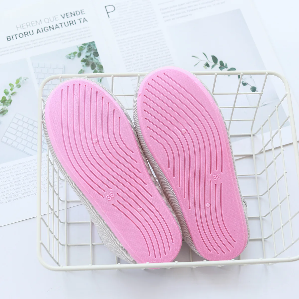 Lovely Style Star Slippers For Womens Bedroom At Home Spring and Autum Cotton Postpartum Shoes For Girls