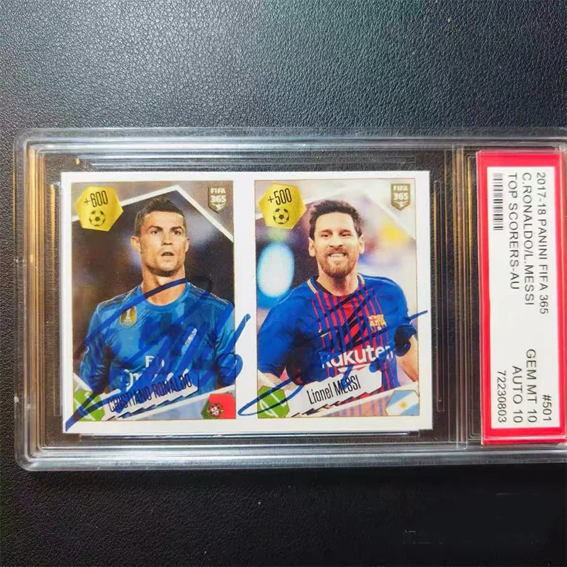 DIY Yamal Star Card: Cristiano Ronaldo and Lionel Messi Dual Autograph FIFA365 Limited Edition Autograph Card