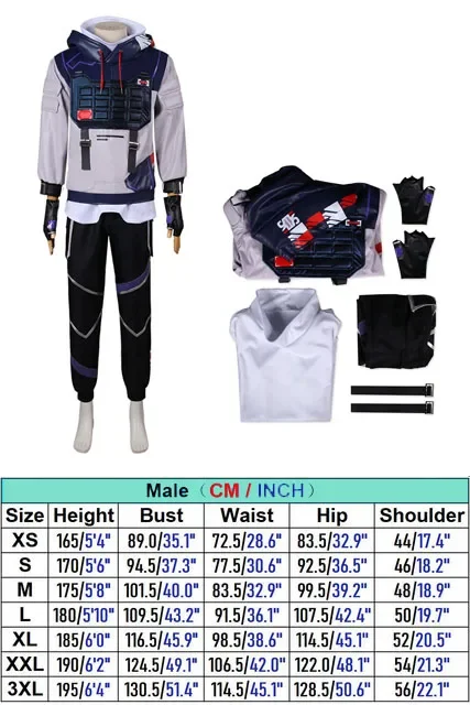 Fantasy ISO Cosplay Game Valorant Vermomming Kostuum Volwassen Mannen Uniform Set Jas Broek Fantasia Outfit Halloween Carnaval Pak