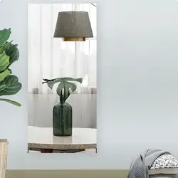50/100/200cm Square Mirror Wall Sticker Acrylic Removable Mirror Wall Sticker Self Adhesive Decal for Home Shower Bedroom Decor