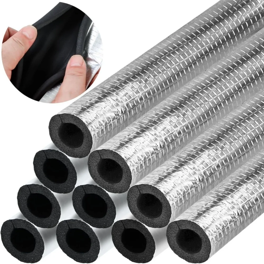 Self-Adhesive Insulated Water Pipe Cover Antifreeze & Fire Protection Tube Sleeve Insulation Hose Cover Pipe Protection
