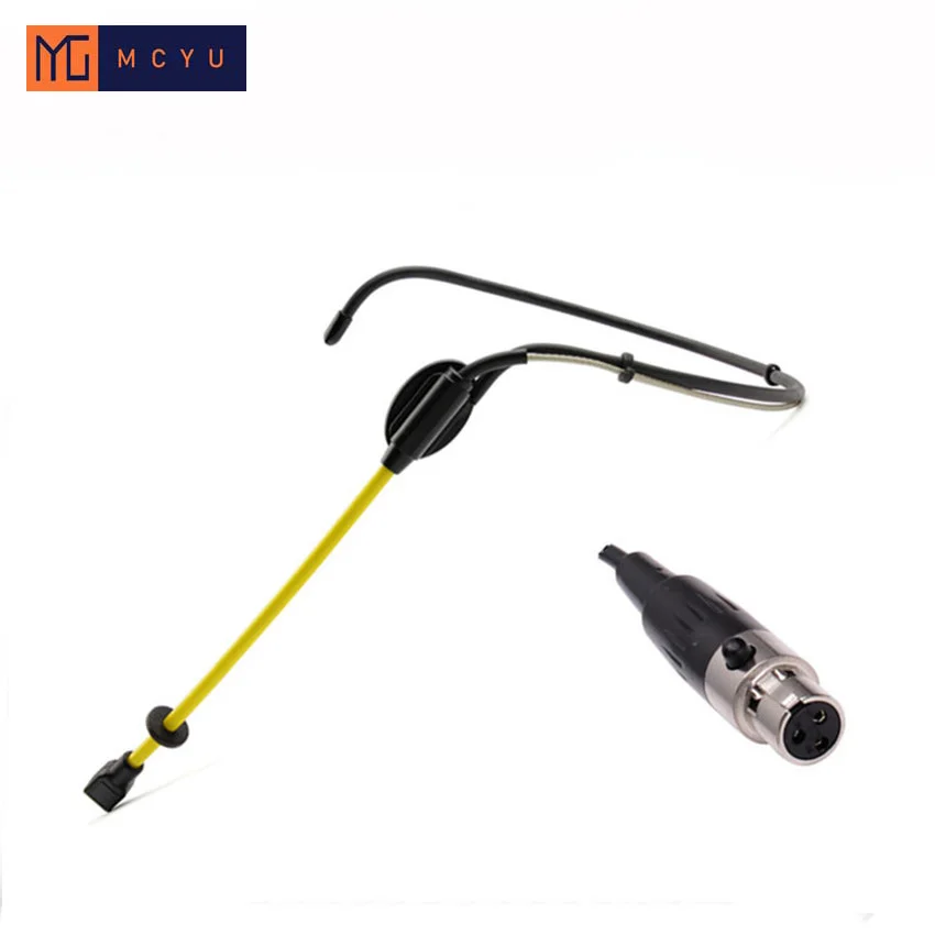 Mikrofon Tahan Air Pelatih Olahraga Kelas Atas Pemancar Nirkabel Segala Arah Kawat Terlindung Mikrofon untuk AKG Shure Sennheiser