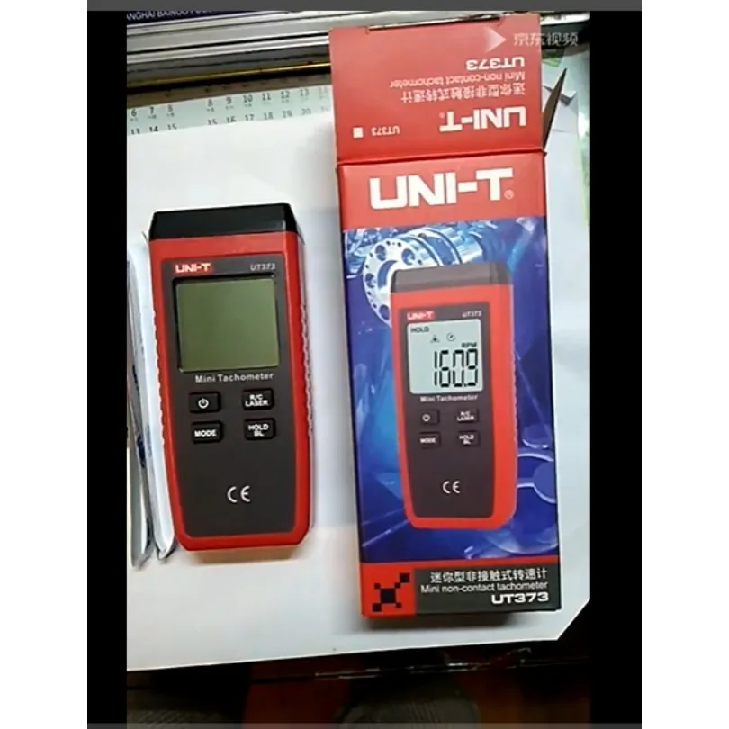 1PC NEW UNI-T UT373 LCD Digital Mini Non-contact Laser Tachometer RPM Speed Tester In Stock Original Box#familitrade