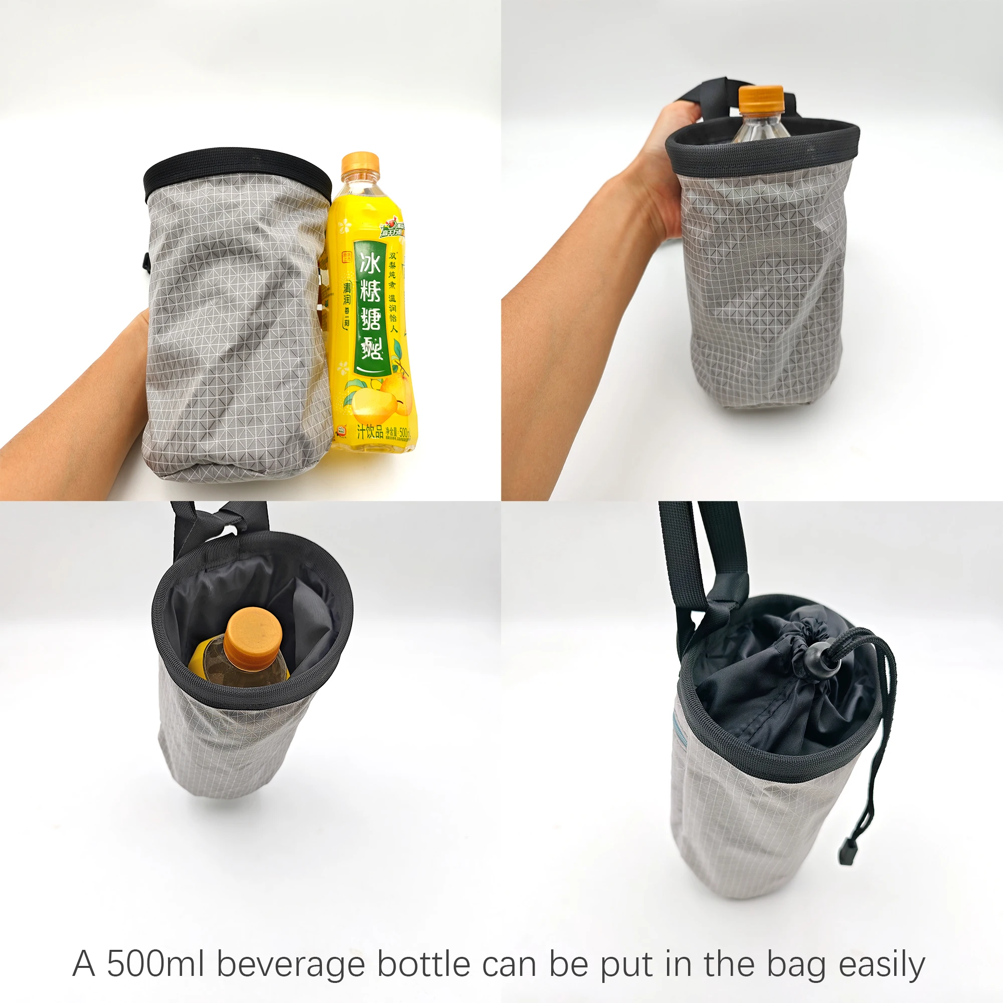 2026 Klettern Kreide Tasche Outdoor Bouldern Trocken Magnesium Pulver Taille Tasche Klettern Ausrüstung Lagerung Tasche UHMWPE Stoff – Detail 8