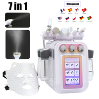 New 7 in 1 H2-O2 Hydro Dermabrasion Machine Facial Deep Cleansing Skin Rejuvenation Oxygen Injection Beauty Machine For Salon