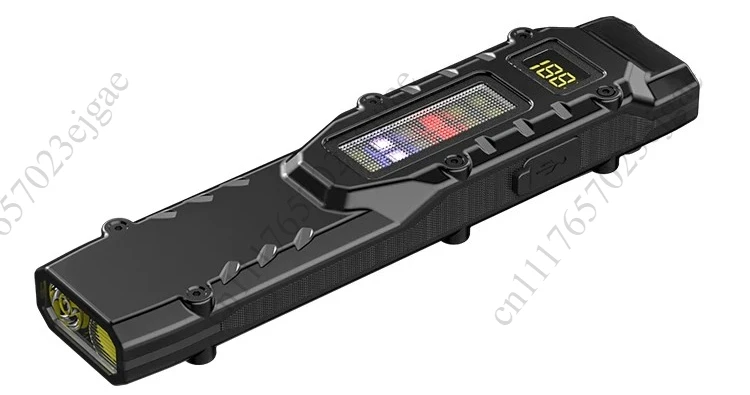 Flashlight Strong Ultra-Thin Work Light Rechargeable Three Light Source Outdoor  Flashligh