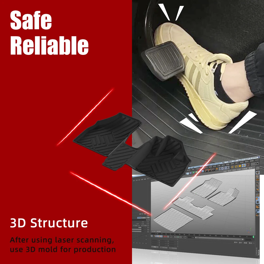 Custom Car Mat RHD HEV for Suzuki Solio/Solio Bandit 2015-2025 High Quality TPE 3D Car Floor Mat Waterproof Non-slip Carpets - Image 3