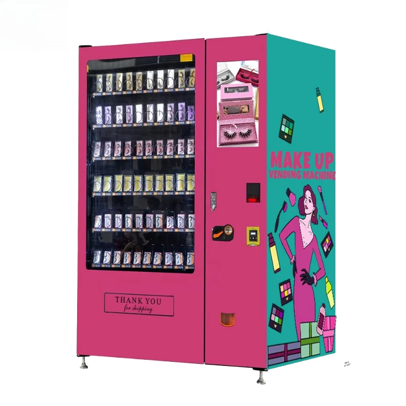 

24 H Self Service Beauty Vending Machine Hair Eyelash Vending Machine Remote Monitoring for Mall, Airport, Hotel Customized