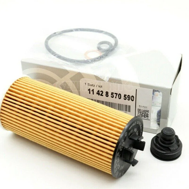 10/20pcs Engine Oil Filter Element For BMW F45 F46 X1 F48 Mini F54 F55 F56 F57 Cooper Clubman 11428570590 11 42 8 570 590 New