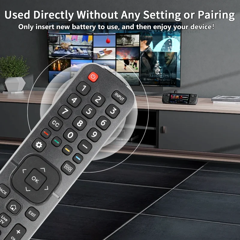 EN2A27 For Hisense Remote Control Compatible With Hisense TV 55H6B 55H6B 50H7GB 50CU6000 50H5C 50H6C 50H7C 50H7GB1 50H8C 55H5C