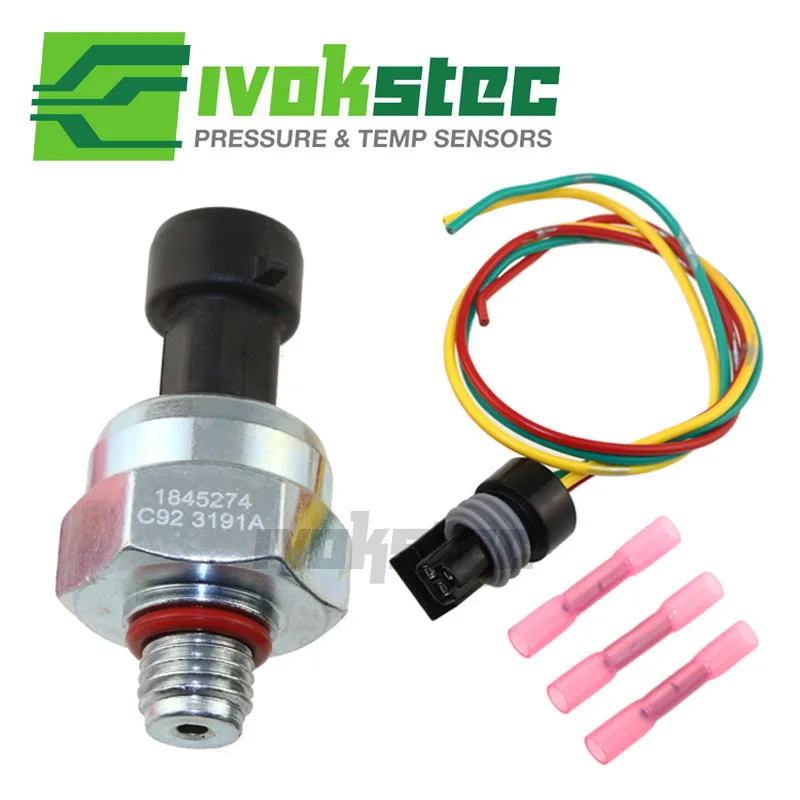 100% Test With Pigtail Connector Plug Harness Kit Injection Control Pressure ICP Sensor For Ford 6.0 6.0L Powerstroke V8