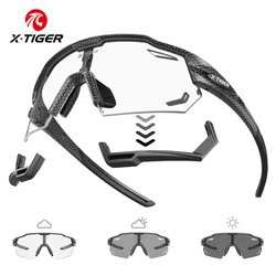 X-TIGER Men Women Cycling Photochromic Glasses MTB Waterproof Goggles Eyewear Outdoor Cycling Mountain Climbing Sports Sunglasse