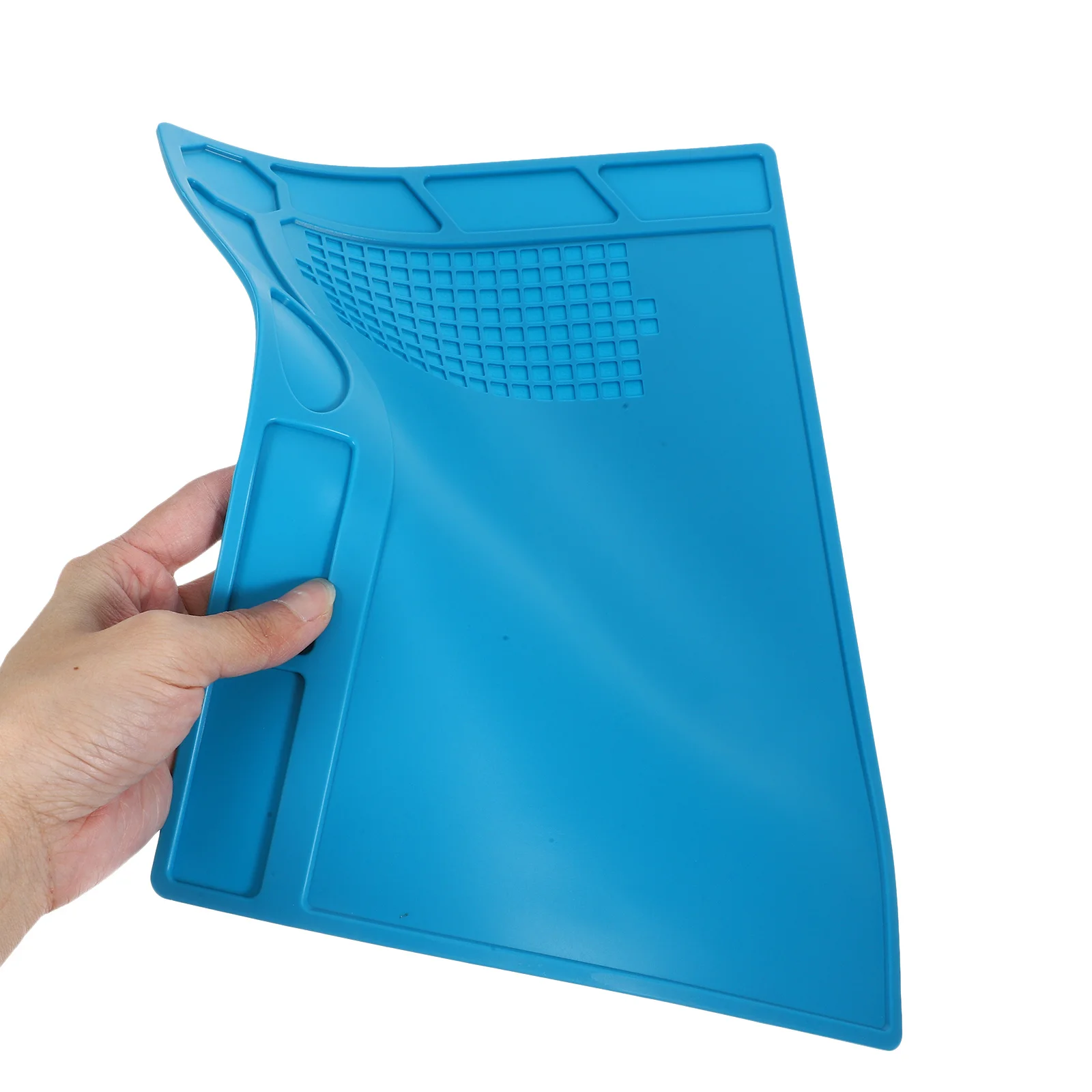 حصيرة لحام معزولة للحرارة وسادة منضدة كبيرة لإصلاح ملحقات محطة لحام الهاتف الكمبيوتر حصيرة لحام