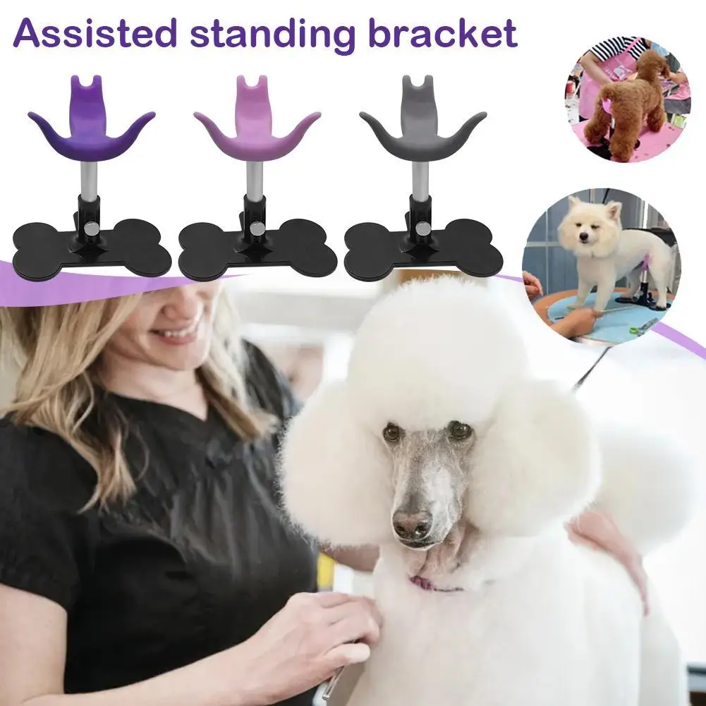 

Dog Auxiliary Standing Adjustable Bracket Pet Small Bench Ladder ABS And Silica Gel Soft For Pet Grooming Small Dogs