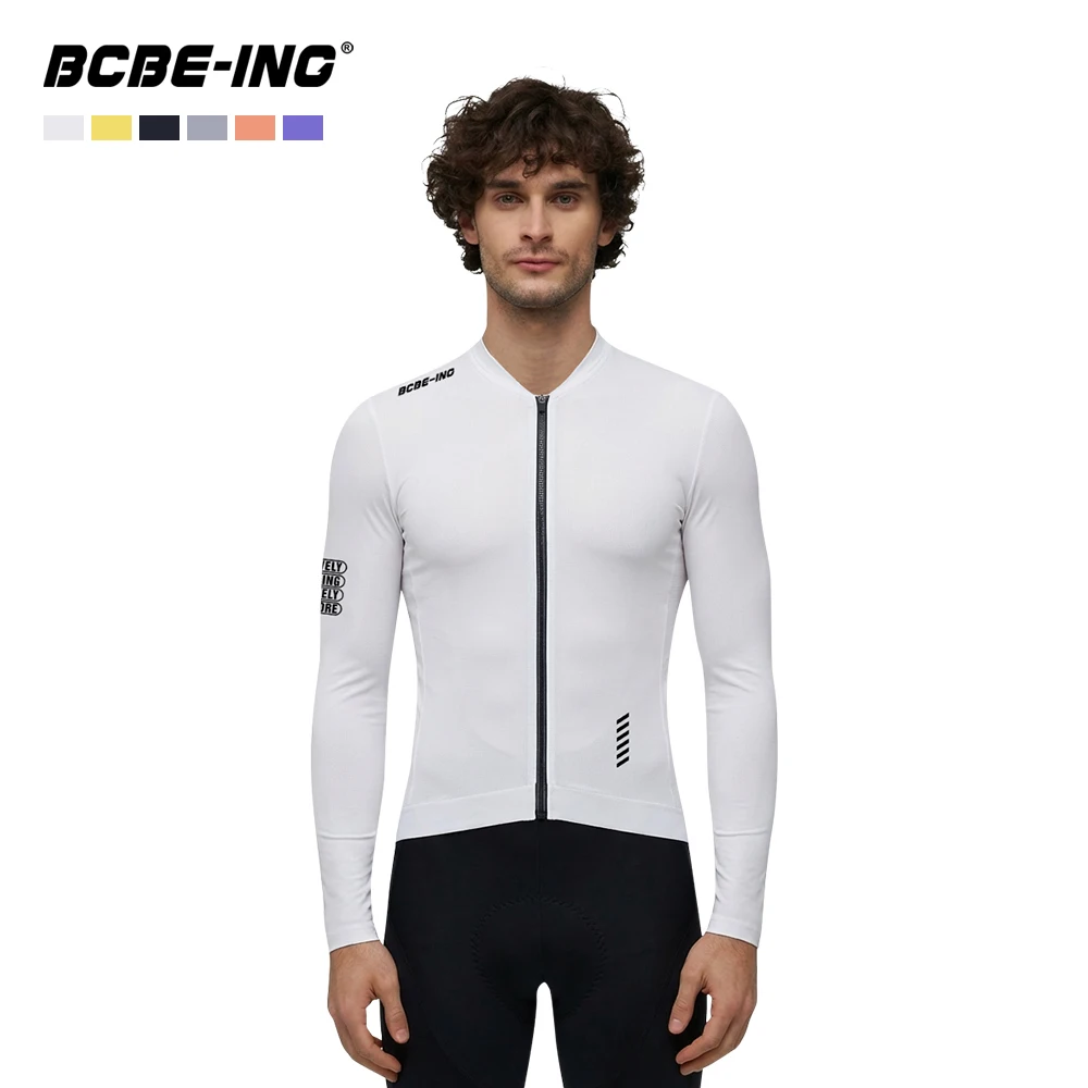 

BCBE-ING Cycling Jersey For Men Women Soft Breathable Quick Dry Slim Fit Bicycle Clothing Long Sleeve Pro Team Road Bike Shirts