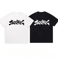 OWSLA Brand Skrillex Thailand Ssk S2o Vac Electric Syllables Wear Around Short-sleeved T-shirt Men&Women Parent-child Clothing
