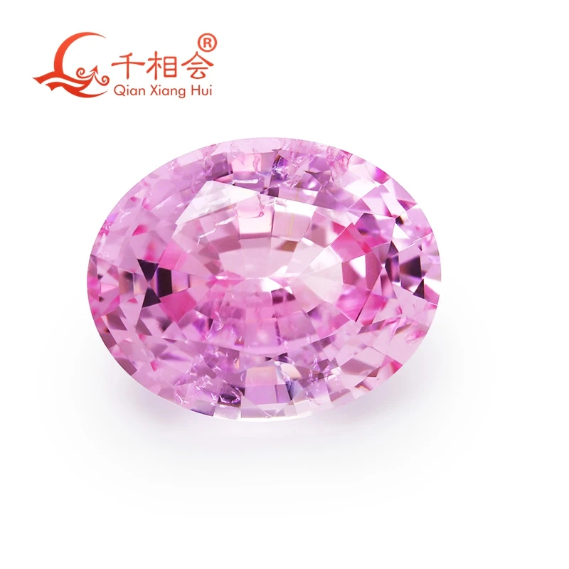 

Вишневый цвет, розовая груша в форме тайского огранки, созданная в лаборатории, свободный драгоценный камень с рубином и небольшими трещинами, включения AGL для ювелирных изделий