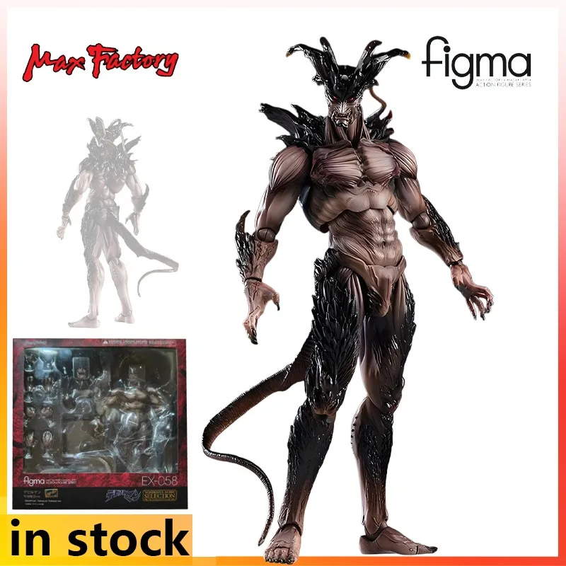 

Аутентичные прямые волосы MAX Figma, готовый продукт, подвижная изысканная кукла Devilman, аниме-игрушки, модель фестиваля, подарок для мальчиков
