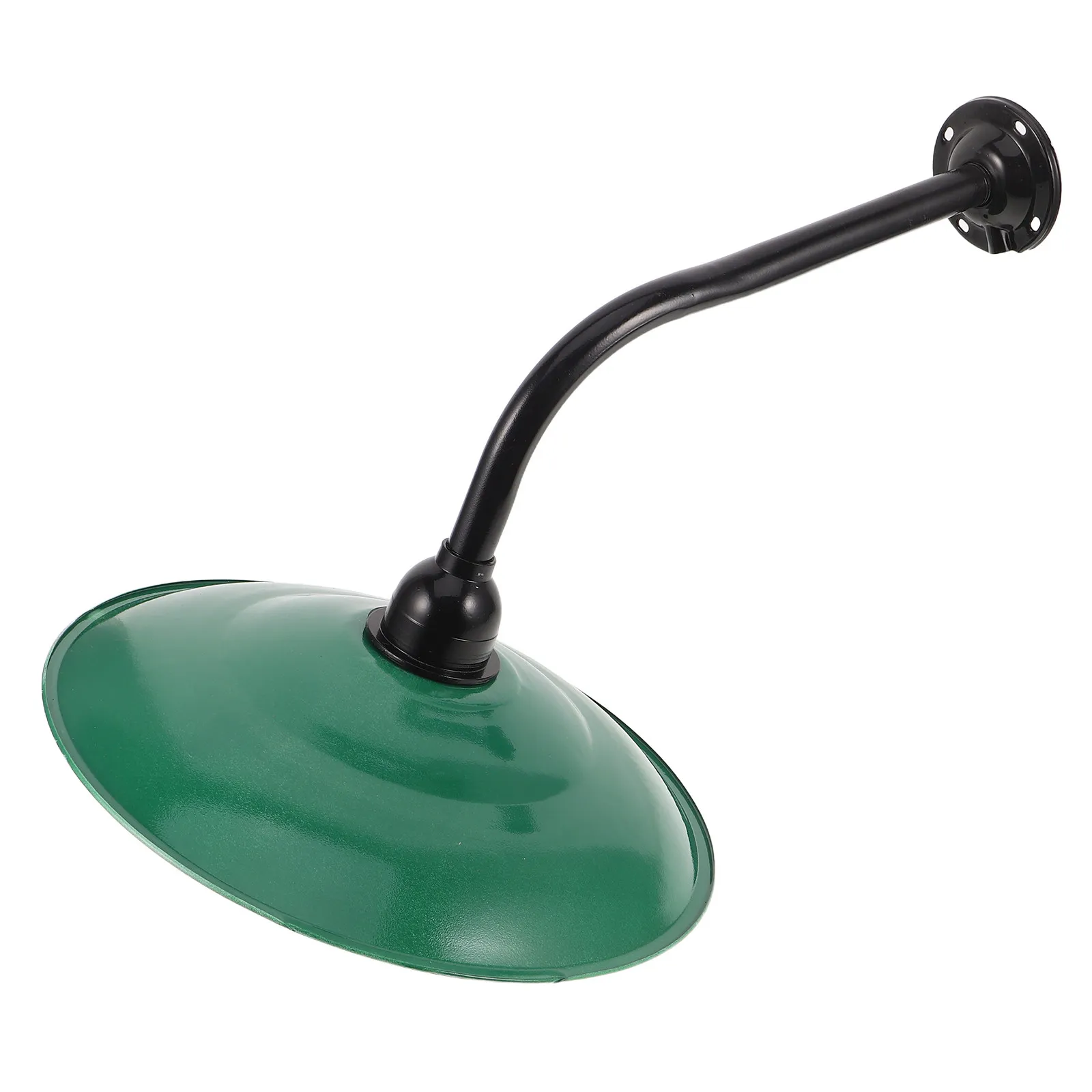 Enamel Vintage Outdoor Road Lamp Shade Industrial Metal Pendant Lamp Cover 30Cm Protective Light Cover for Garden Street