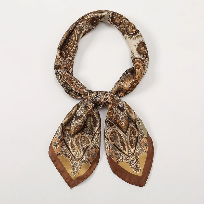 

Элегантный шелковый платок 70*70 см с принтом лошади, мягкий атласный шарф для женщин, повязка для волос, офисный хиджаб, головной убор, подарок