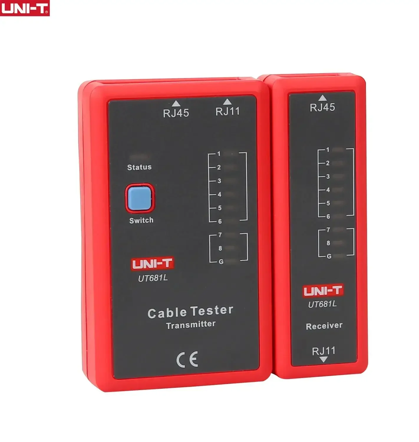 UNI-T UT681L  Cable Tester Tracker RJ45 RJ11 Line Mapper for Open/Short/Cross Fault, UTP/STP & Telephone Wire Test Repair Tools
