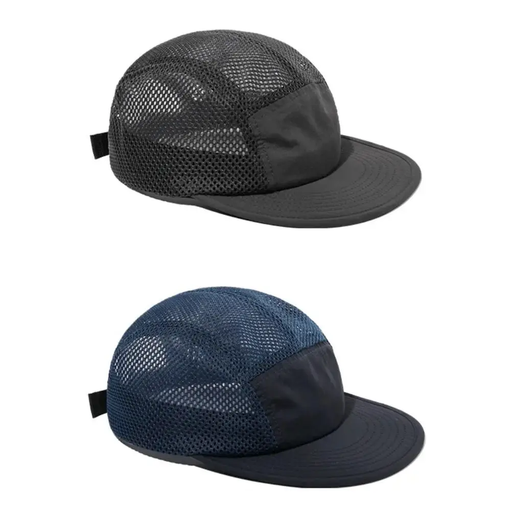 Gorra de secado rápido de verano, sombreros de béisbol de 5 paneles para hombres y mujeres, Gorras Snapback, Gorras de malla para camionero, gorra deportiva transpirable para exteriores