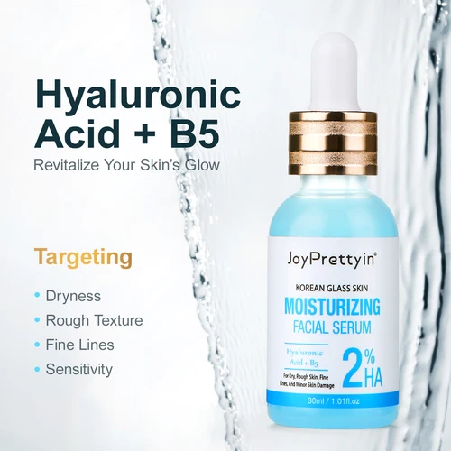 Suero Facial hidratante B5, ácido hialurónico, mejora la piel oscura, se desvanece, líneas finas, hidratación profunda, reafirmante, esencia para el rostro, cuidado de la piel