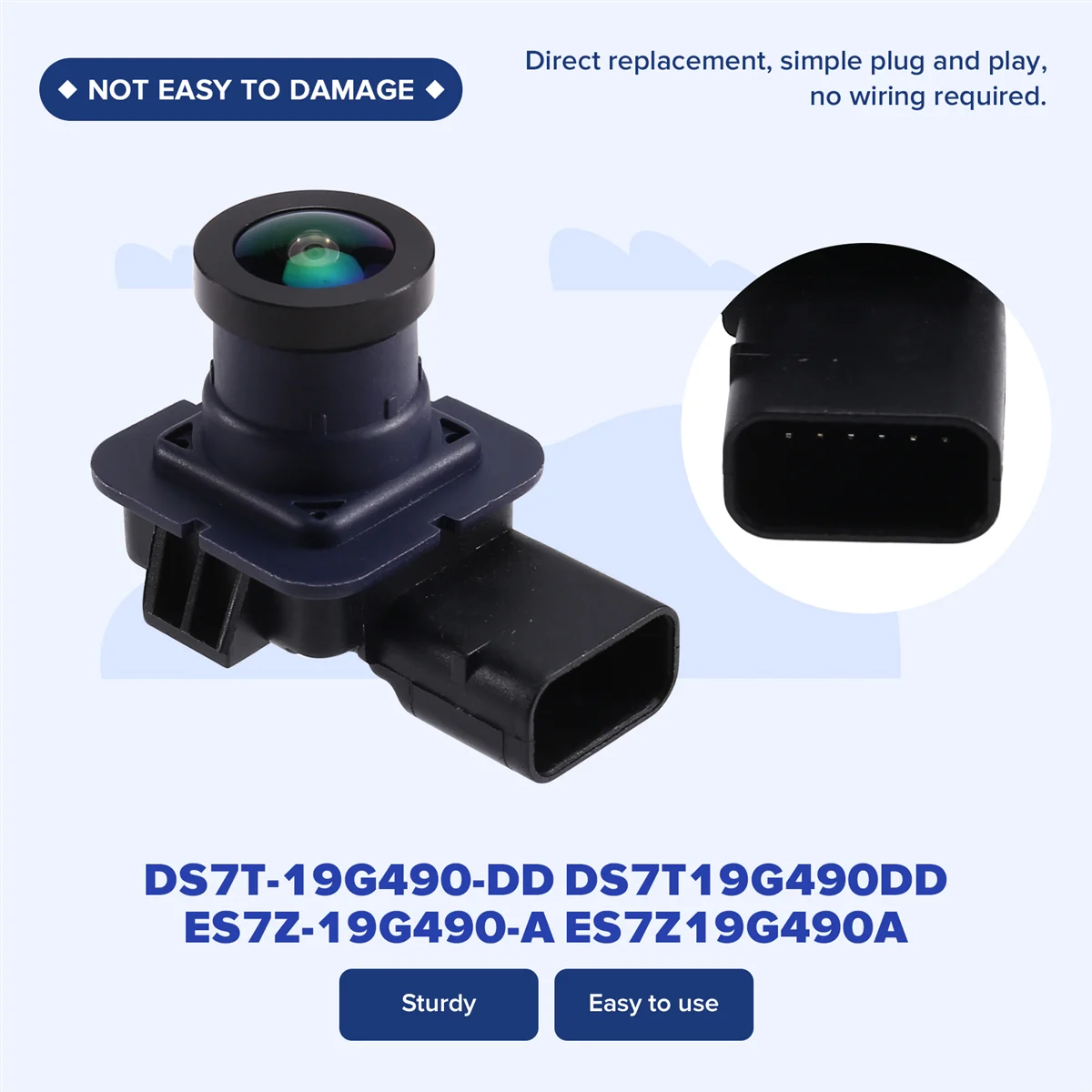 A02Q-Rear View Camera for Ford Mondeo/FUSION CC 2013-2017 Reverse Backup Parking Assist Camera DS7T-19G490-DB ES7Z-19G490-A