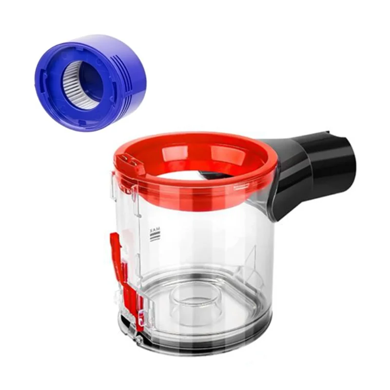 B83B-صندوق الغبار مع قطع غيار الفلتر لدايسون V7 V8 SV10 SV11 ملحقات المكنسة الكهربائية صندوق العلب #1