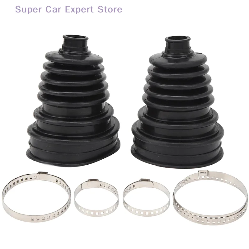 1 SET Universal Car CV Boot Kit with Constant-Velocity Dust Cover Joint Elastic Drive Shaft Anti-Aging Wear Resistant