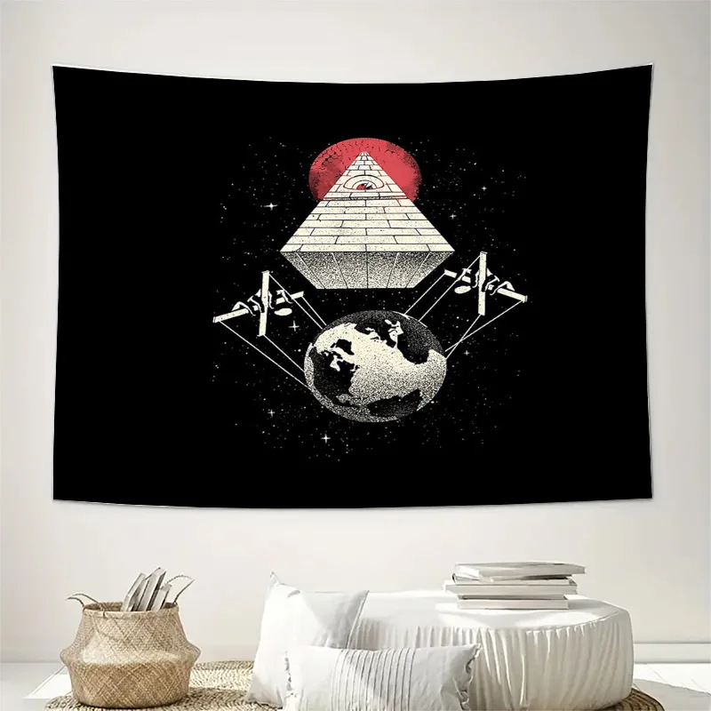 الصوفي نسيج الكون غالاكسي الفضاء السماوية ديكور الجدار الشنق غرفة النوم المنزلية غرفة الجمالية مقسم الفن #2