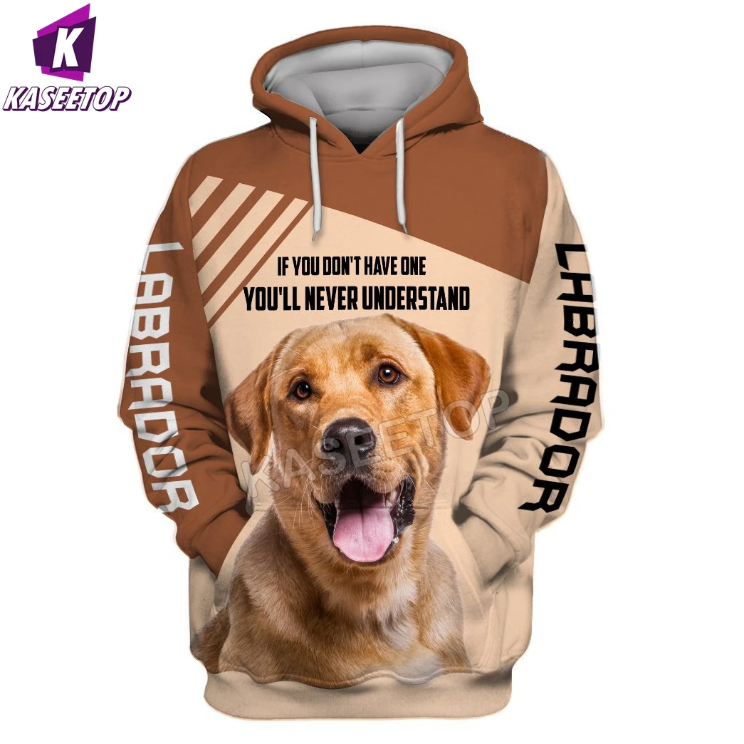 Dog Labrador 3D Printed Hoodies Women/Men Hipster Streetwear Outfit Autumn Girls Hiphop Hoodie Sweatshirts Tops Clothes Dropship