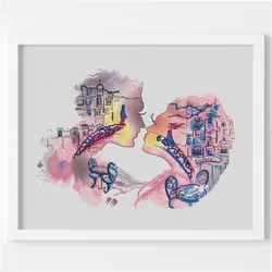 ZZ2333 For Needlework Kit NOT PRINTED Cross stich Painting Set Cross Stitch Kits Cross-stitch Embroidery Set Stitch Kits Cross