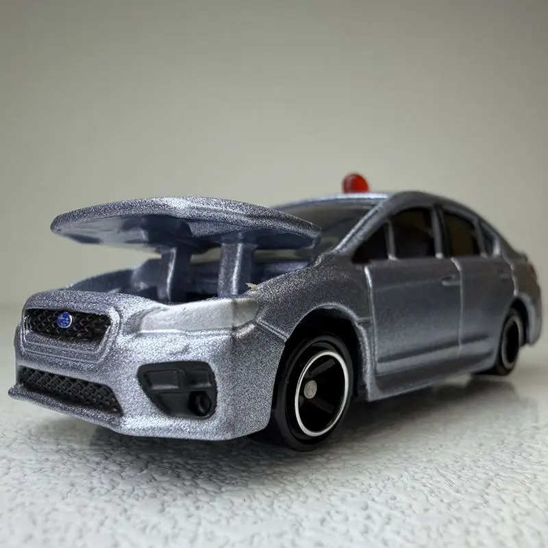 Takara Tomy Tomica No.2 Subaru WRX S4 Undercover Patrol Car Alloy Diecast Mini Car Model Kids Play Hobby Collectible Toy Gift view 2