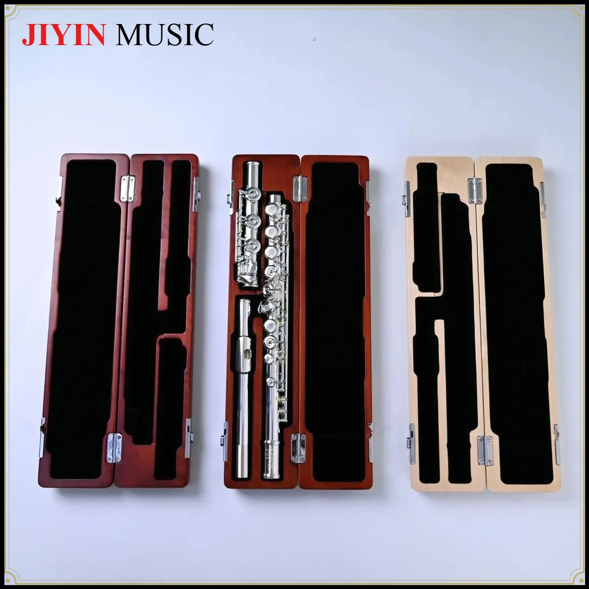 

Flute specific solid wood flute box instrument portable box 16 hole 17 hole hard shell universal flute box handmade solid wood