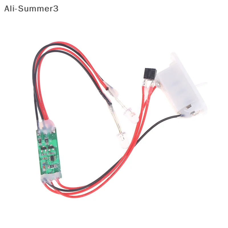3-12V Strobe Flashing Module Red Blue 2-color LED Light Fast Flashing Warning Light Flashing Module For RC Car Model Spare Parts