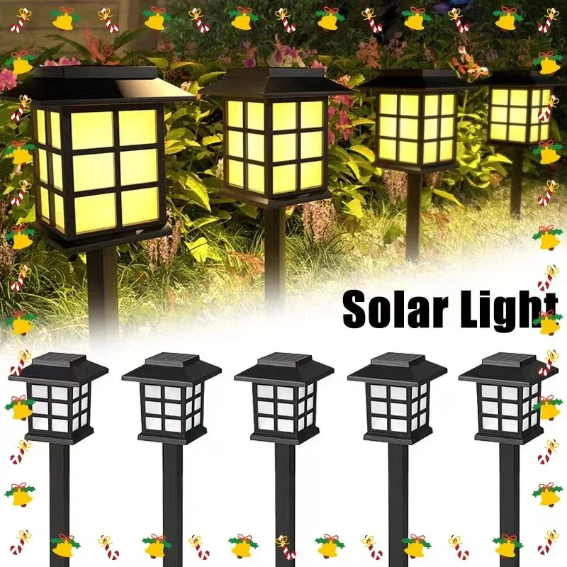 

2/6/8/ PCs LED Solar Pathway Light Waterproof Outdoor Solar Lamp for Garden Landscape Yard Patio Driveway Walkway Ground Lantern