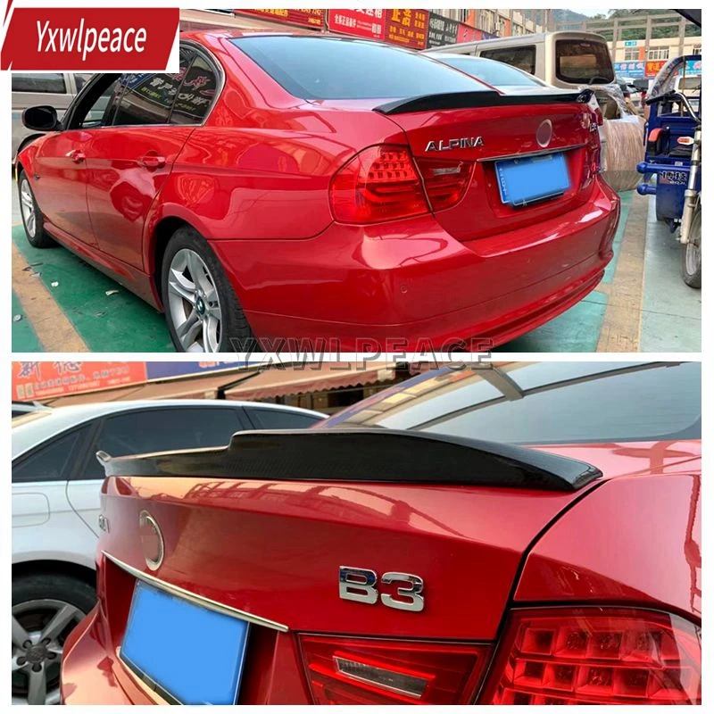 

CS Style Spoiler Carbon Fiber Rear Trunk Wing Accessories For BMW 3 Series E90 M3 2005 2006 2007 08 2009 10 2011 2012