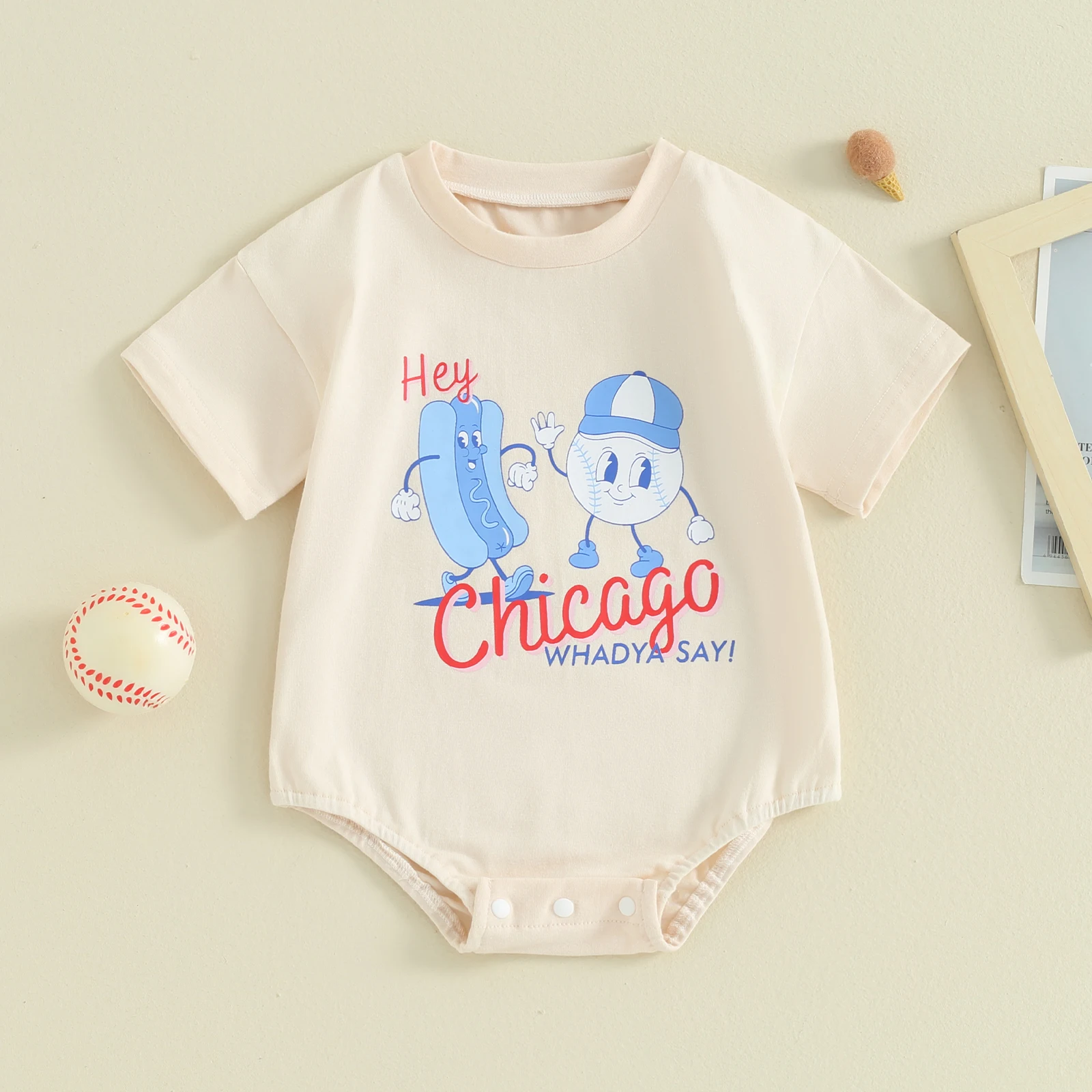 Baby Summer Casual T shirt Romper Newborn Cartoon Letter Print Short Sleeve Jumpsuit for Boy Girls Cute Bodysuits Clothes image 5