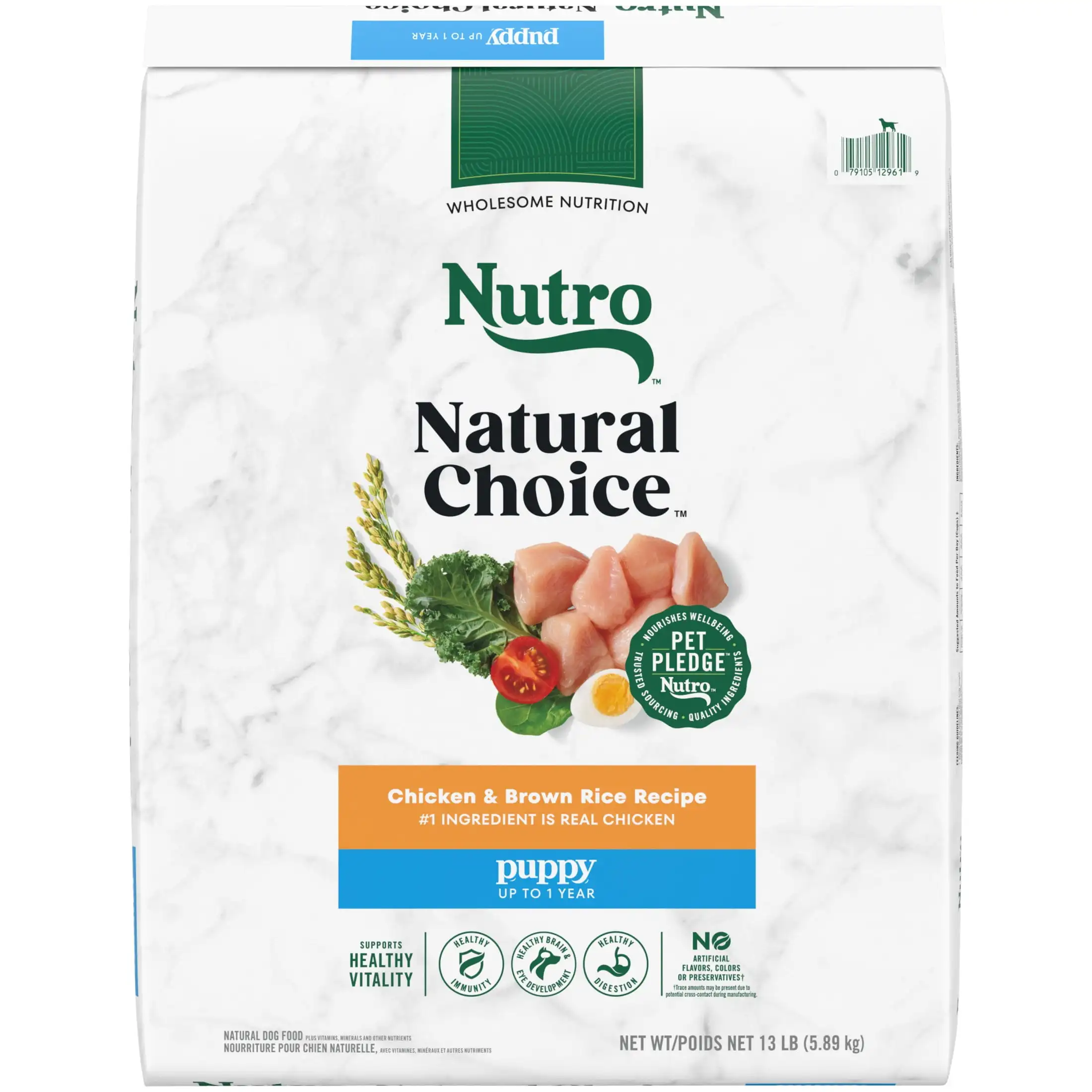 

Nutro Natural Choice Сухой корм для щенков, рецепт курицы и коричневого риса, 13 фунтов