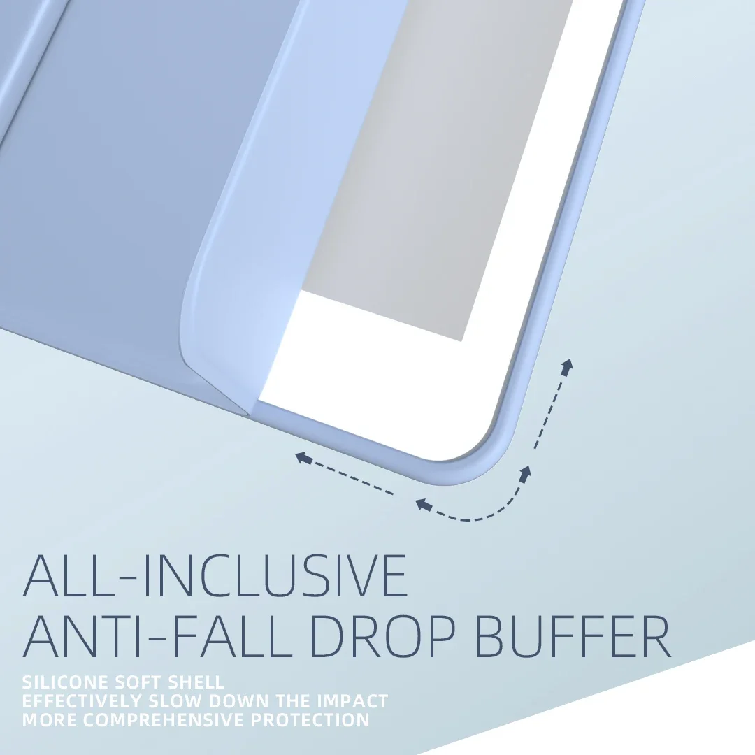 Per iPad Air Pro MINI Case 3th 4th 5th 6th 7th 8th 9th 10th 9.7 10.2 10.5 10.9 11 12.9 13 pollici custodia morbida per Tablet in pelle