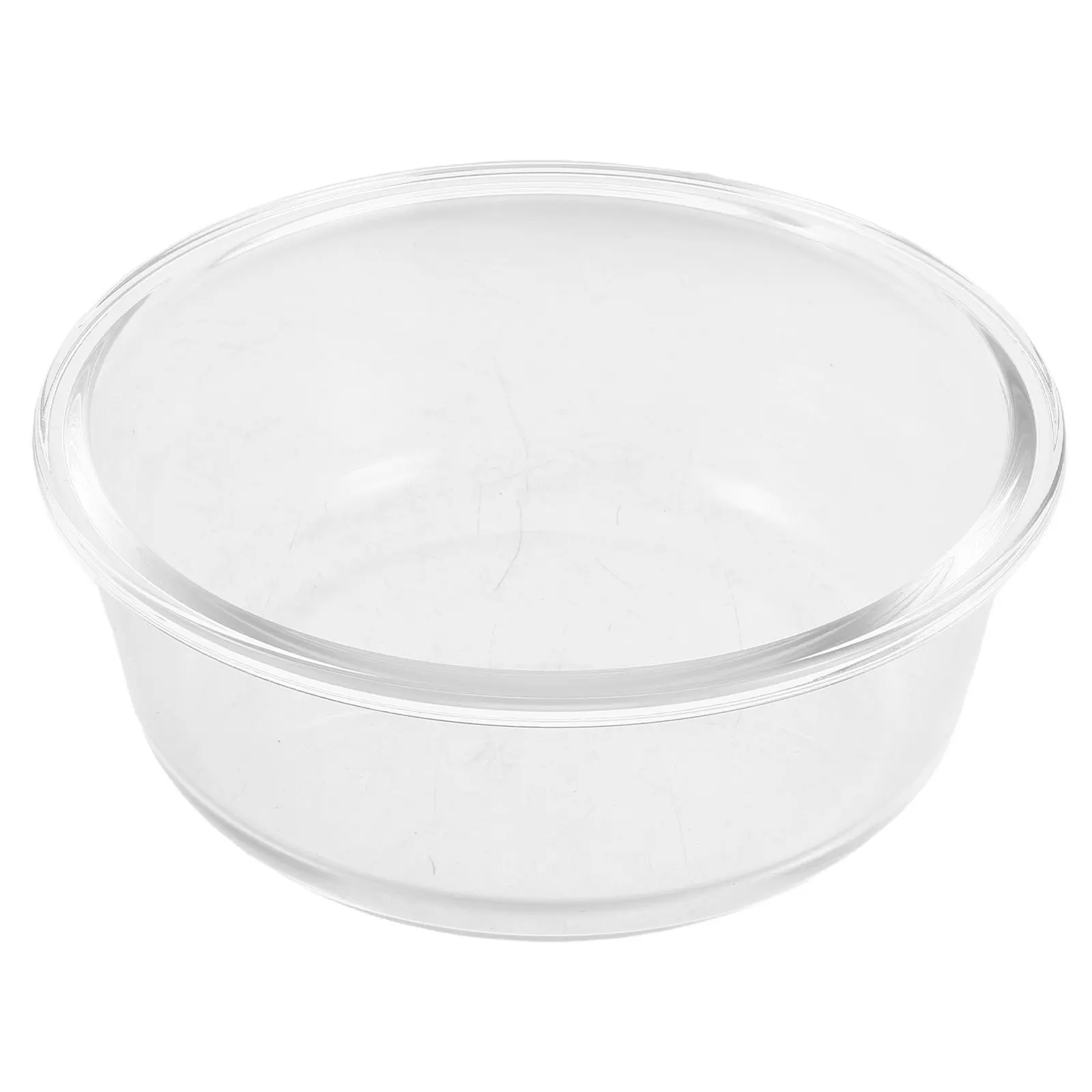 Glass Pie Dish Deep Round 4.1 Inch 400Ml Heat-Resistant Baking Dish for Air Fryer Oven Cheese Rice Meals Dessert Bowls Glass