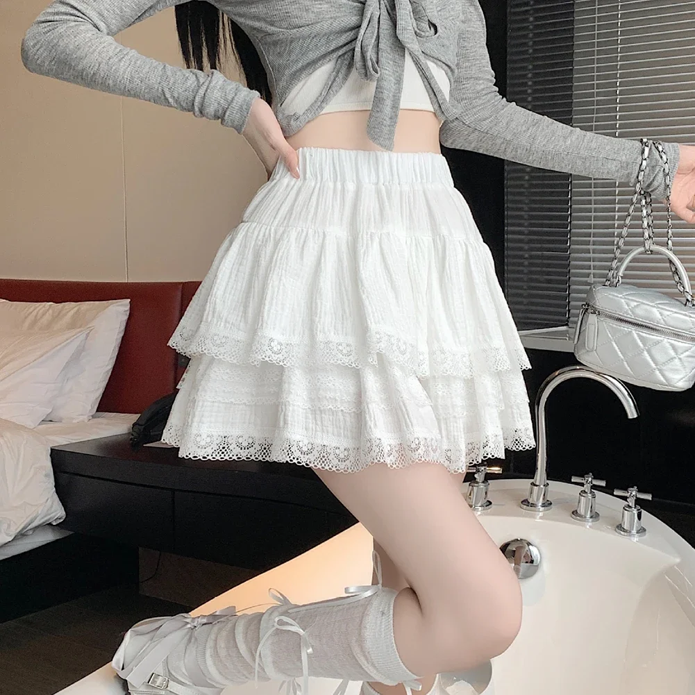 For Casual Events Casual Skirt High Waist Skirt Casual Wear Party Outfits Black Feminine Basic Style Daily Use