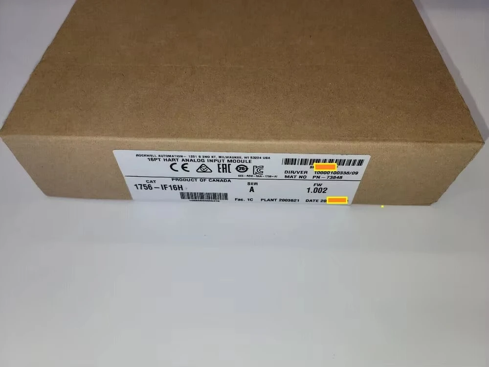 New Sealed 1756-IF16H /A  Analog Input 16-Point HART