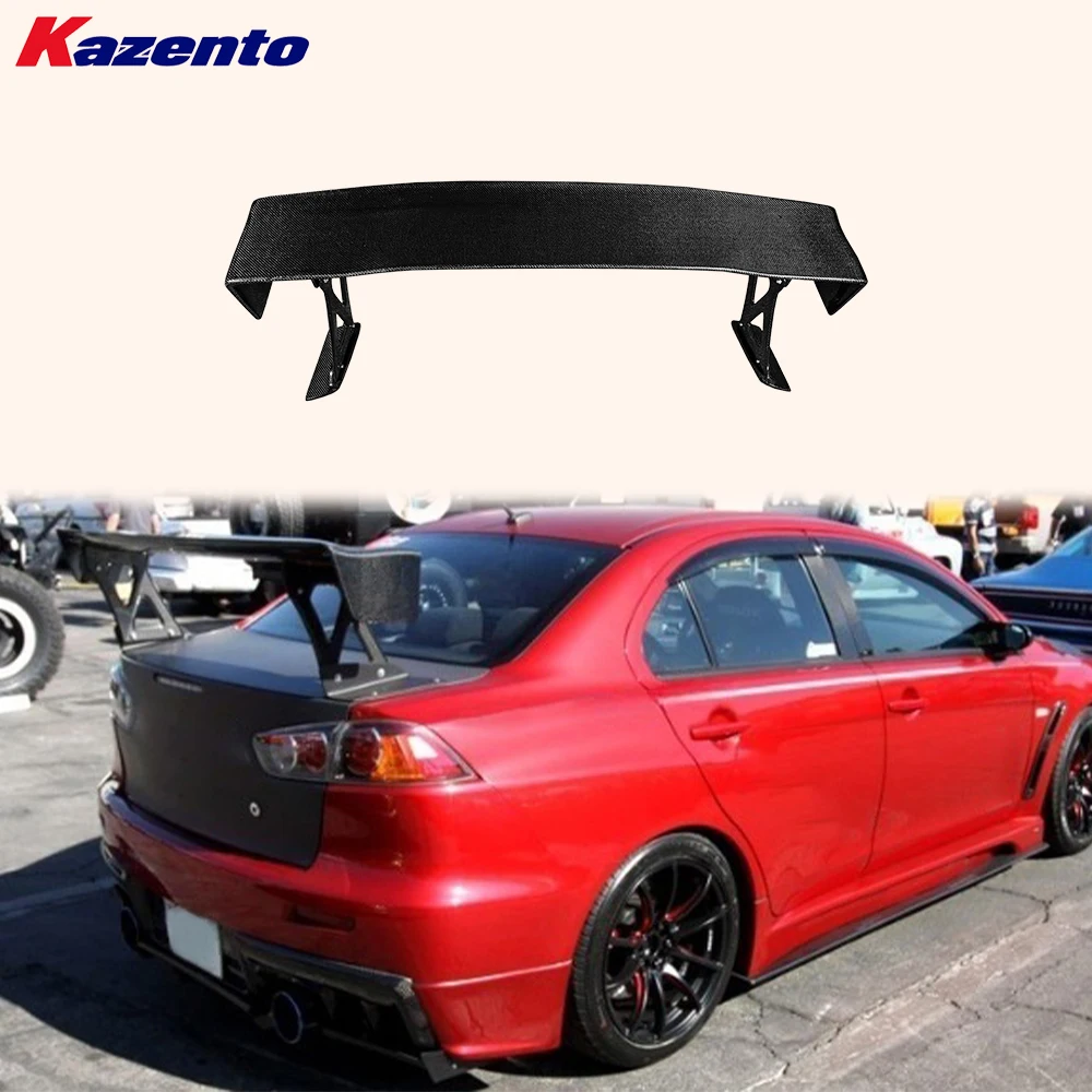 

For Mitsubishi Evolution X EVO 10 2007-2016 Carbon VAEU Rear Trunk GT Spoiler Wing