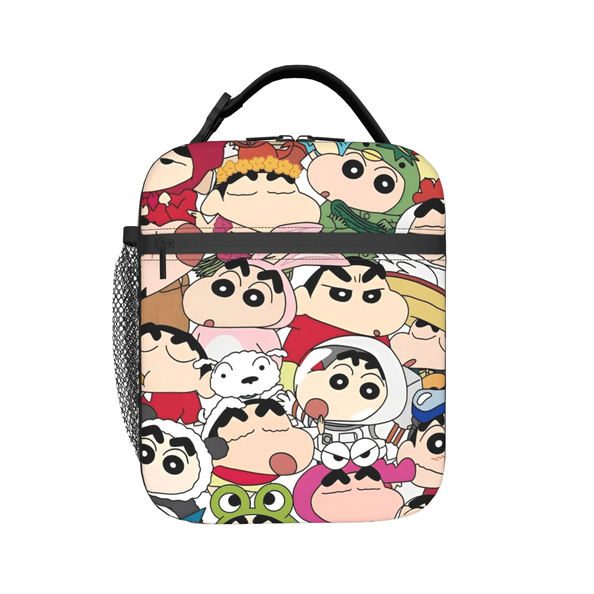 

Аксессуары Crayon Shin-chan: изолированная сумка для обеда, контейнеры для хранения продуктов для пикника, портативные термосумки-холодильники для обедов