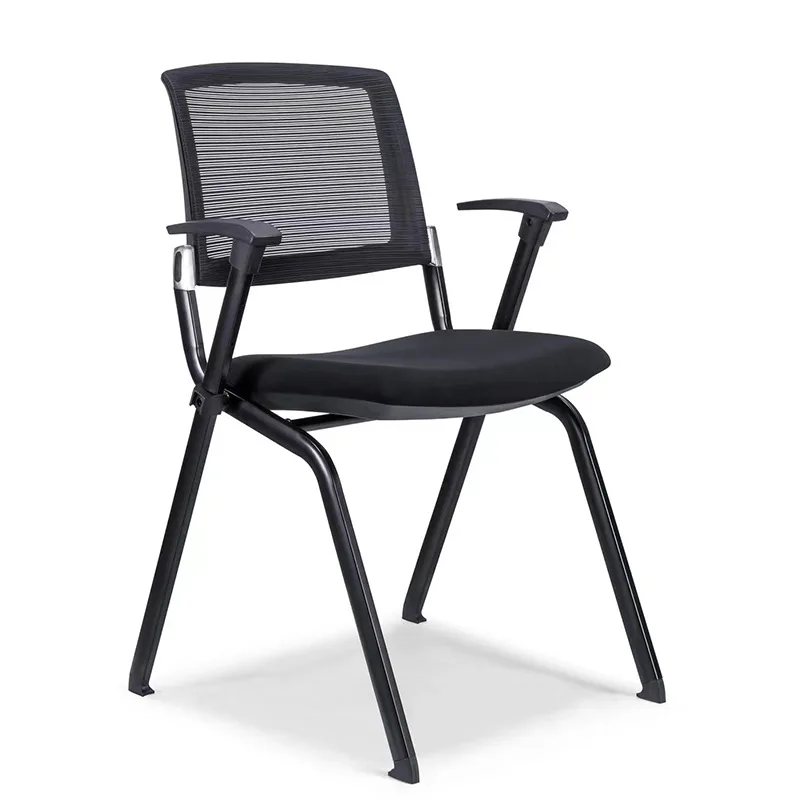 Simple Office Training Chair Training Room Table and Chair Integrated Stool with Writing Board Foldable Office Conference Chair