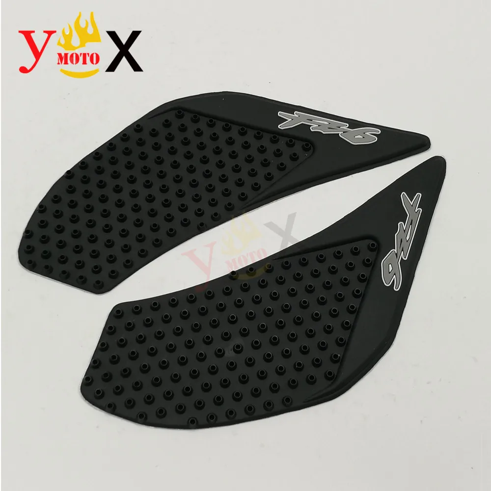 

Для YAMAHA FZ6 2006-2010 мотоциклетная резиновая наклейка на топливный бензобак, противоскользящая наколенница, тяговая накладка, наклейка на бак, защита